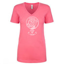 Fairlie Clan Crest Ladies Outline T-Shirt showcasing the elegant clan crest print on a soft cotton fabric.