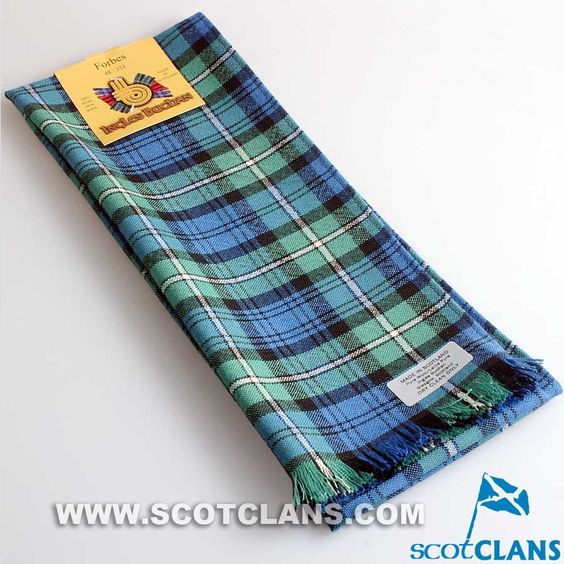 Forbes Ancient Tartan Gold Courage Symbol Blanket main image 1