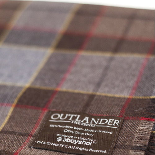 Official Outlander Wool Tartan Shawl.
