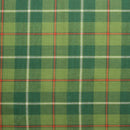 Close-up of a Springweight Wool Tartan Tie highlighting the texture and quality wool material.