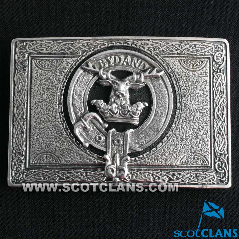 Gordon Pewter Clan Crest Buckle For Kilt Belts