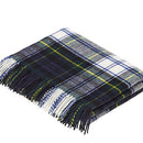 Gordon Dress Modern Tartan Throw Rug showcasing its luxurious plaid design and cozy texture, perfect for adding warmth and style to your home décor.