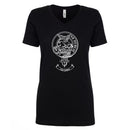 Graham Clan Crest Ladies Outline T-Shirt showcasing the elegant outline design of the clan crest on soft cotton fabric.