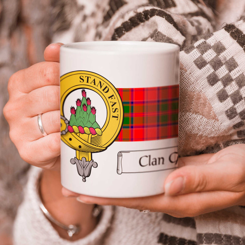 Grant Clan Crest and Tartan Mug
