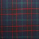 Close-up of the Springweight Wool Tartan Tie by Ingles Buchan, highlighting the premium wool texture and unique tartan patterns.