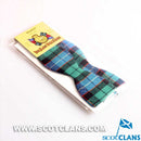 Hunter Ancient Tartan Self Tie Bow Tie showcasing elegant tartan design perfect for formal occasions.