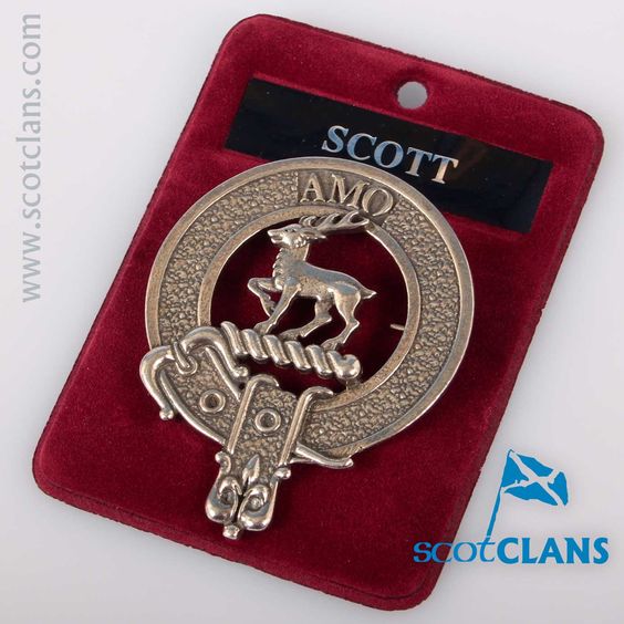 Scott Clan Crest Badge in Pewter