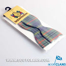 Taylor Weathered Tartan Self Tie Bow Tie showcasing a stylish and vibrant traditional tartan design, perfect for formal occasions and adding a classic touch to any outfit.