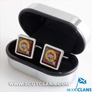 Stylish MacGregor Clan Crest Cufflinks reflecting Scottish heritage, ideal for formal and casual outfits.