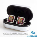 MacKintosh Clan Crest Cufflinks showcasing intricate design and craftsmanship, perfect for adding elegance to your outfit.