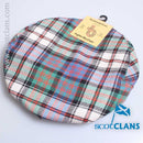 Pure Wool Golf Cap in MacDonald Dress Ancient Tartan showcased on a stylish background, highlighting its luxurious 100% pure new wool fabric and classic tartan design, perfect for golf and casual outings.