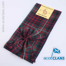 Wool Mini Sash in MacDonnell of Glengarry Modern Tartan, showcasing traditional Scottish fashion with vibrant tartan design.