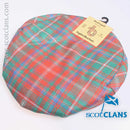 Stylish Pure Wool Golf Cap in MacDougall Ancient Tartan from Ingles Buchan, perfect for golfing or everyday wear.