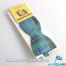 Stylish MacInnes Ancient Tartan Self Tie Bow Tie showcasing vibrant colors and unique tartan pattern, perfect for adding character to formal outfits.