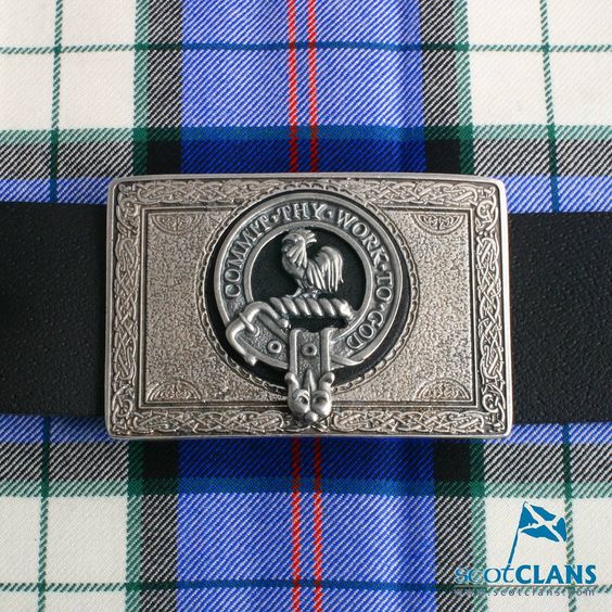 Sinclair Pewter Clan Crest Buckle For Kilt Belts