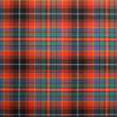 Stylish Springweight Wool Tartan Tie from Ingles Buchan showcasing a classic red and black check, perfect for any occasion.
