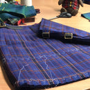 James - Welsh Tartan, Hand Stitched Kilt