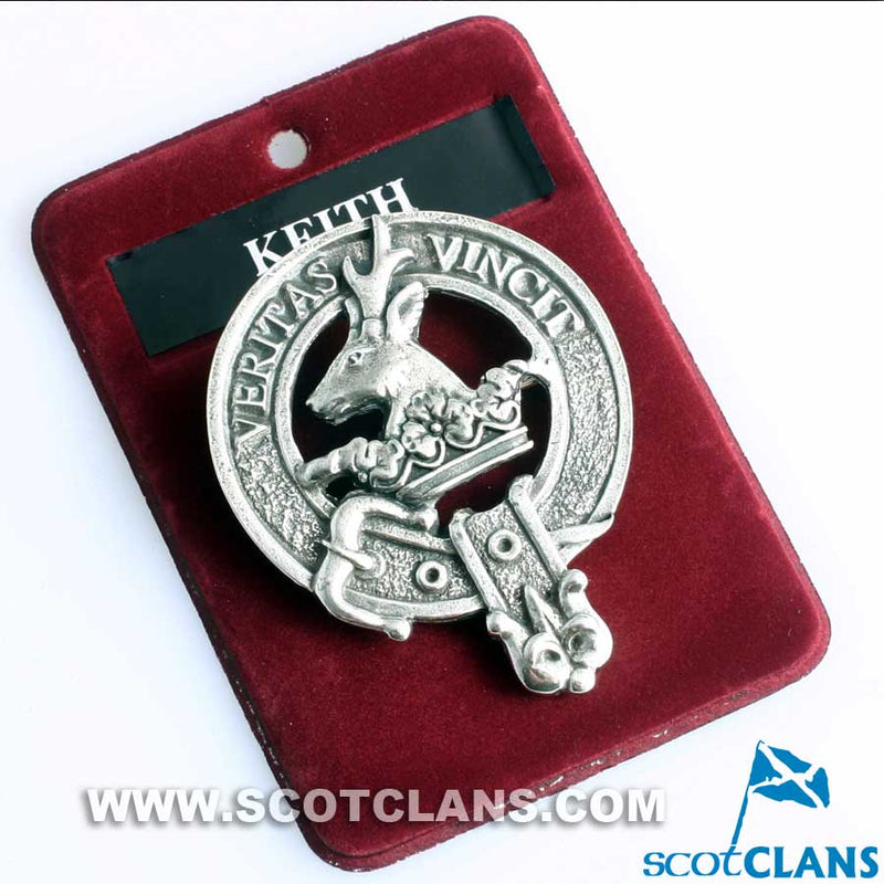 Keith Clan Crest Badge in Pewter