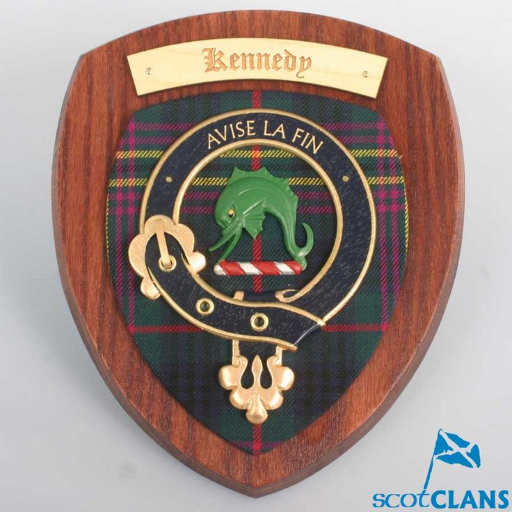 Kennedy Clan Crest Plaque
