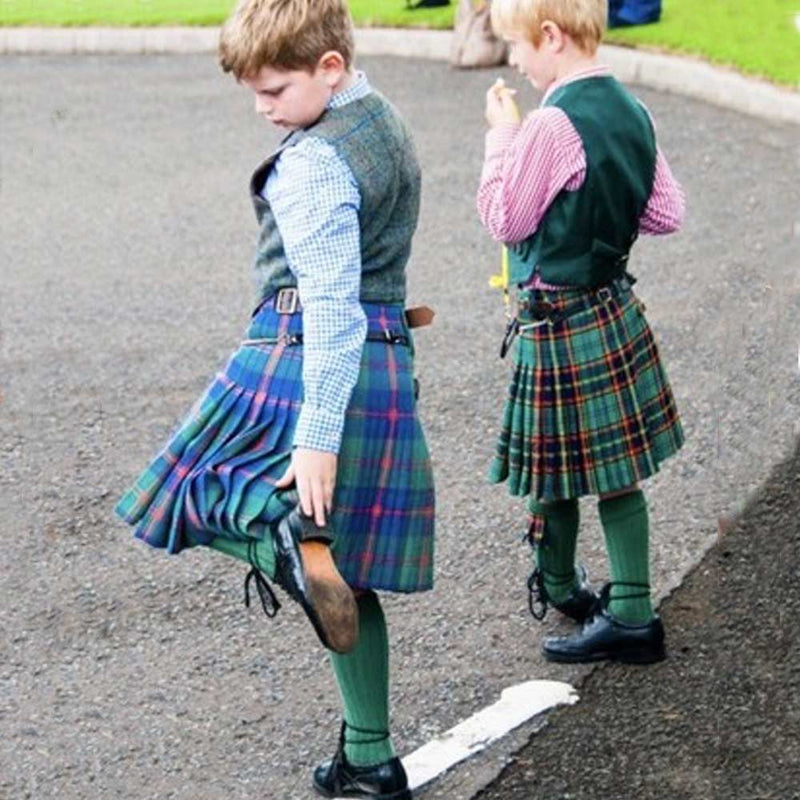 Boy's Royal Stewart Tartan Kilt — The Scottish and Irish Store