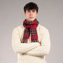 Bowhill Standard Tartan Lambswool Scarves by Lochcarron showcasing luxurious softness and classic tartan patterns, perfect for winter fashion.