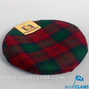 Pure Wool Golf Cap in Lindsay Modern Tartan, showcasing luxury and comfort with a versatile design for golfing and everyday wear.