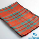 Luxury Lightweight Scarf in Livingston Ancient Tartan, showcasing its vibrant colors and versatile design, perfect for both men and women.