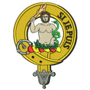 Livingstone Clan Crest Embroidered Rugby Shirt featuring a traditional design with a stylish collar and elastic cuffs.