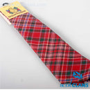 Pure Wool Tie in MacAlister Tartan showcasing its beautiful design and quality craftsmanship, perfect for formal occasions and clan gatherings.