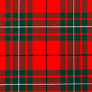 A model wearing the MacAuley Red Modern Heavyweight Hand Stitched Kilt, demonstrating its stylish fit and elegance for traditional occasions.
