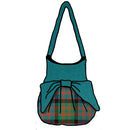 MacDonald Ancient Effie Bag in 100% Wool Melton, featuring a custom color bow and top, designed by ScotClans.