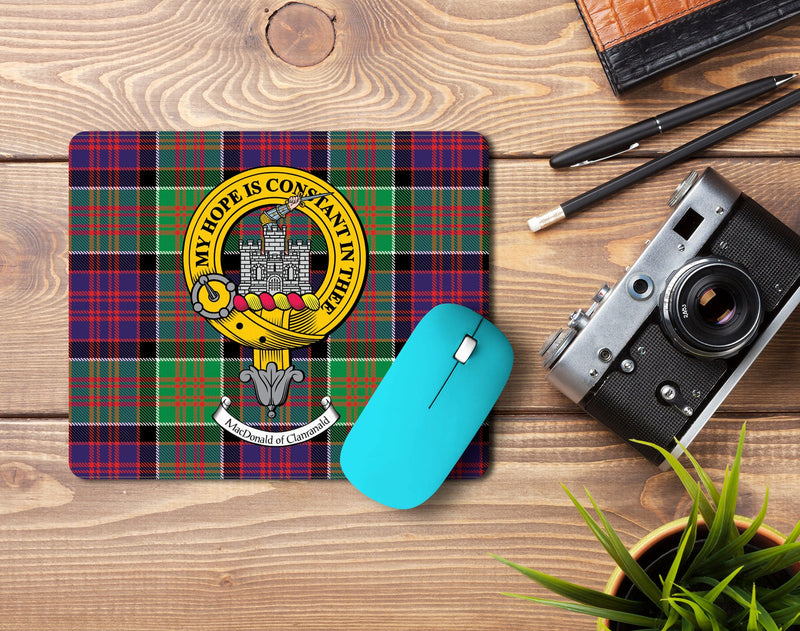 MacDonald of Clanranald Clan Crest Mouse Pad