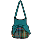 MacDonald of Glengarry Ancient Effie Bag showcasing its custom design, made from 100% Wool Melton, featuring a contrasting top and bow in your choice of color.