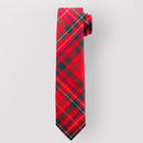 Pure Wool Tie in MacDonald of Staffa Tartan, showcasing vibrant tartan patterns, perfect for clan gatherings and special occasions.