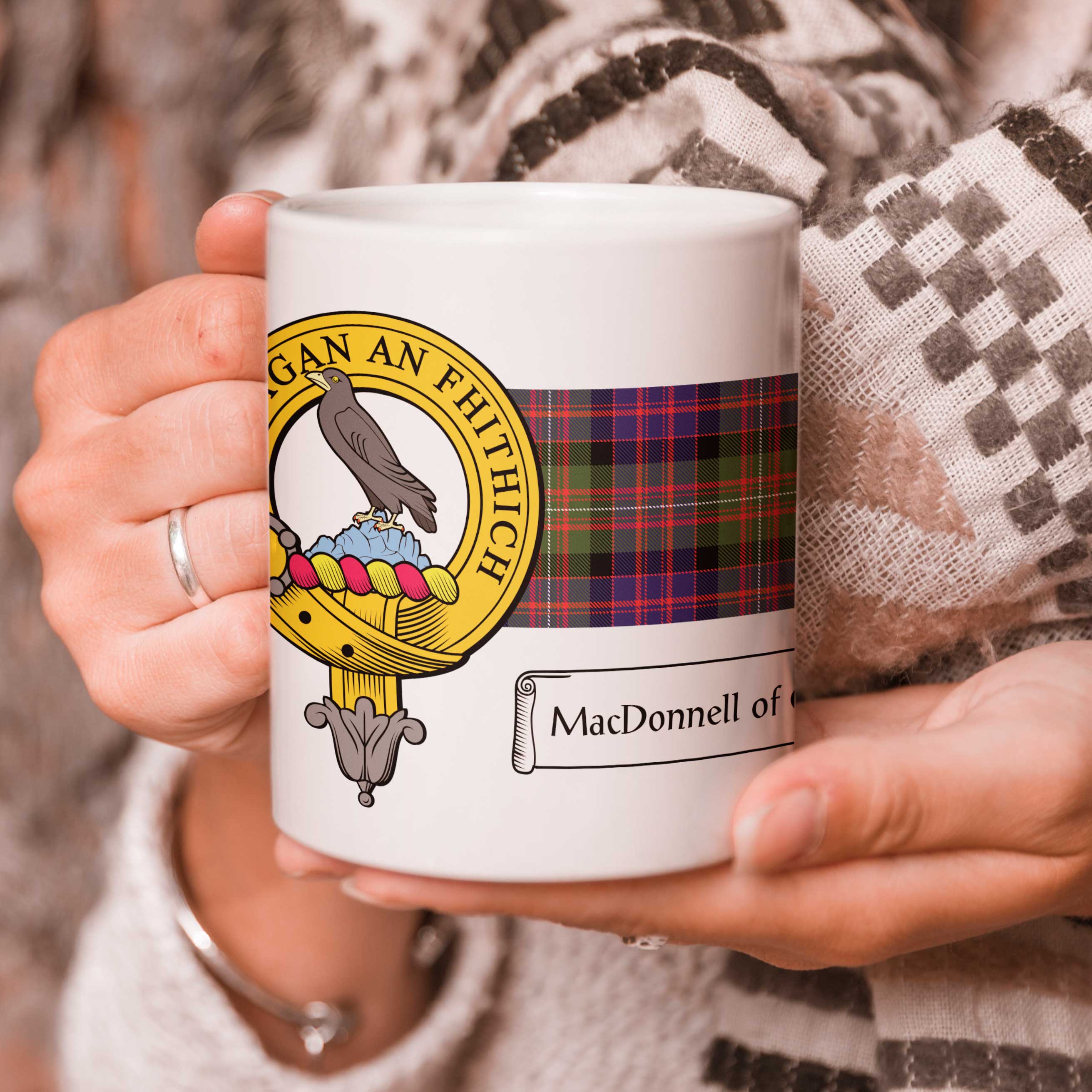 Macdonell (Of Glengarry) Family Tartan Crest Bedding Set