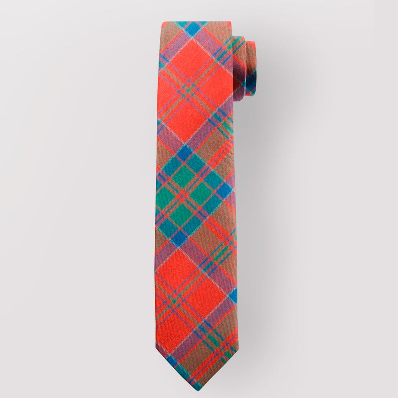 Pure Wool Tie in MacDonell of Keppoch Ancient Tartan