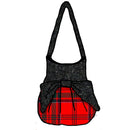 MacDonnell of Keppoch Modern Effie Bag showcasing the custom color options in high-quality 100% Wool Melton, designed with a stylish bow and detailed internal pockets.
