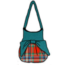 MacFarlane Ancient Effie Bag showcasing its beautiful wool melton fabric and contrasting colors.
