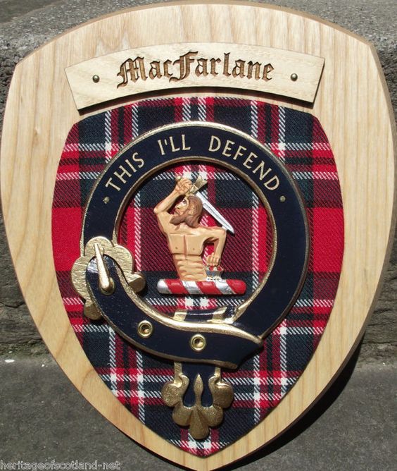 MacFarlane Clan Crest Plaque