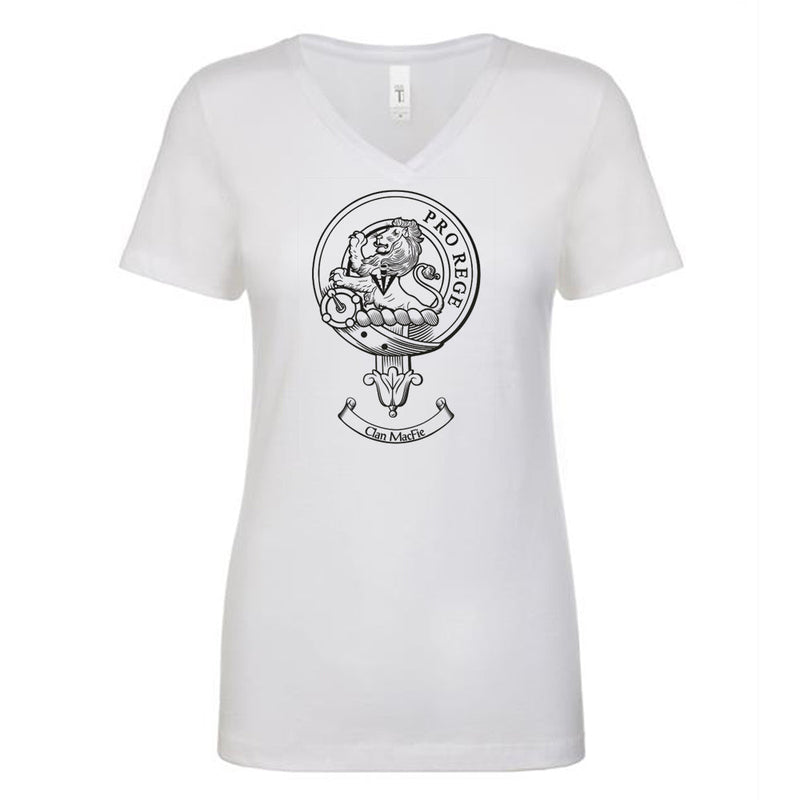 MacFie Clan Crest Ladies Ouline T-Shirt