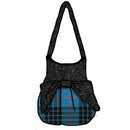 MacKay Blue Ancient Effie Bag displayed in a stylish setting, showcasing its unique design and color.