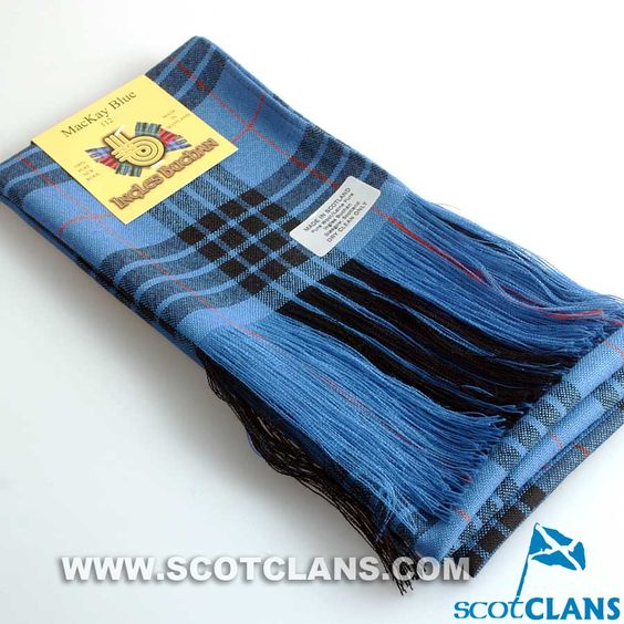 Full Length Sash in MacKay Blue Tartan