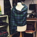 Extra Long MacKay Ancient Stole showcasing its elegant design and vibrant tartan pattern.