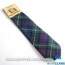 Pure Wool Tie in MacKenzie Modern Tartan showcasing its luxurious design and rich colors, perfect for adding elegance to any outfit.