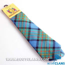 Close-up of Pure Wool Tie in MacLaren Ancient Tartan highlighting the intricate pattern and quality craftsmanship, ideal for any stylish outfit.