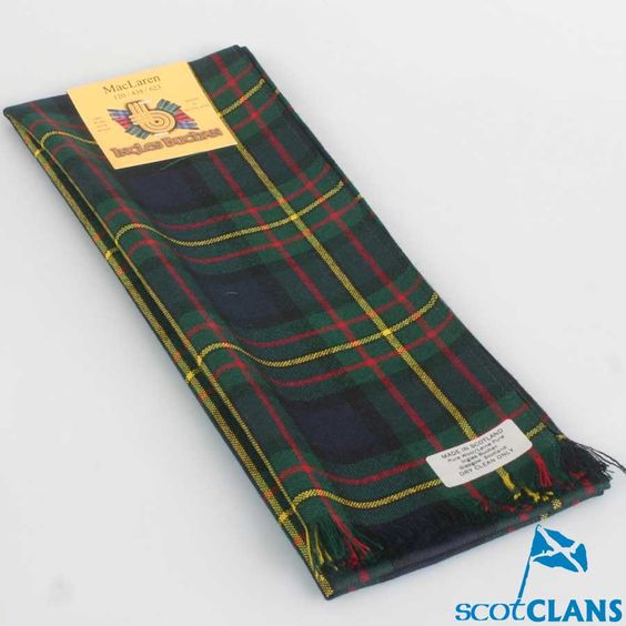 MacLaren Modern Tartan Crest Leather Handbag
