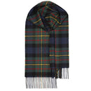 A variety of Bowhill Standard Tartan Lambswool Scarves displayed together, highlighting the timeless tartan designs offered by Lochcarron.