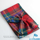Wool Mini Sash in MacLean of Duart Tartan, a stylish Scottish accessory made from 100% pure new wool, perfect for special occasions and lightweight for easy wear.