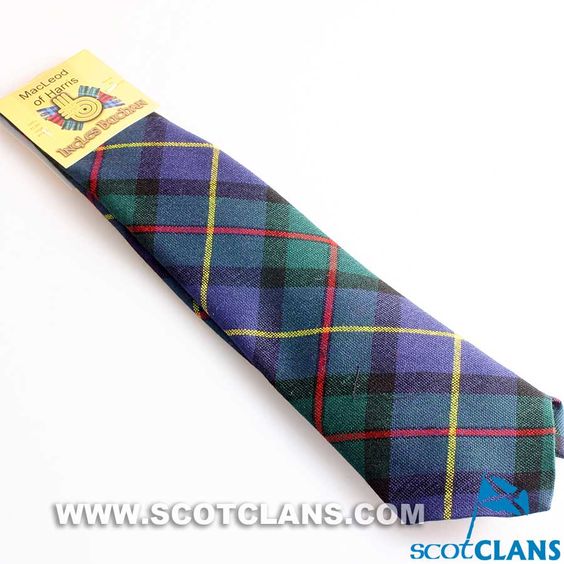 Pure Wool Tie in MacLeod of Harris Modern Tartan