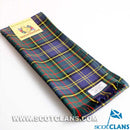 Scarf in MacMillan Hunting Modern Tartan, a stylish lightweight accessory made from 100% pure new wool, perfect for both men and women, featuring a vibrant tartan pattern, ideal for fashion use or as a sash for children.